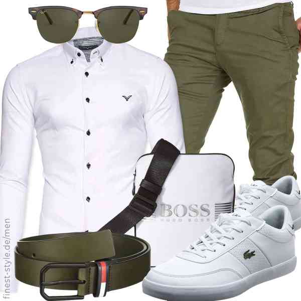Top herren-Outfit im Finest-Trend-Style für ein selbstbewusstes Modegefühl mit tollen Produkten von Kayhan,Amaci&Sons,BOSS,Tommy Jeans,Ray-Ban,Lacoste