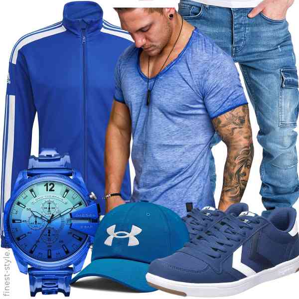 Top herren-Outfit im Finest-Trend-Style für ein selbstbewusstes Modegefühl mit tollen Produkten von adidas,Amaci&Sons,Amaci&Sons,Diesel,Under Armour,hummel