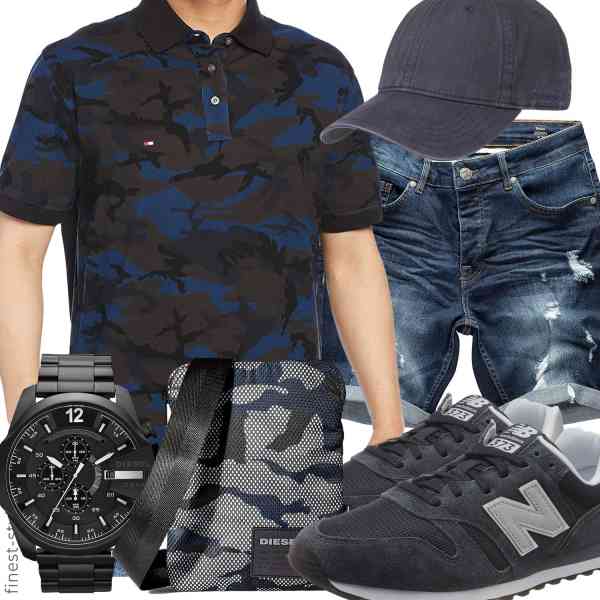 Top herren-Outfit im Finest-Trend-Style für ein selbstbewusstes Modegefühl mit tollen Produkten von Tommy Hilfiger,Amaci&Sons,Diesel,Stetson,Diesel,New Balance