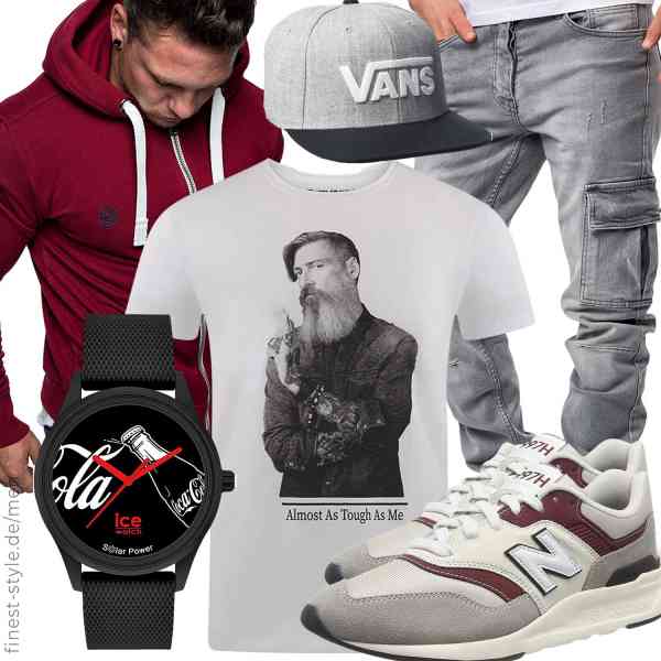 Top herren-Outfit im Finest-Trend-Style für ein selbstbewusstes Modegefühl mit tollen Produkten von Amaci&Sons,riverso,Amaci&Sons,ICE-WATCH,Vans,New Balance