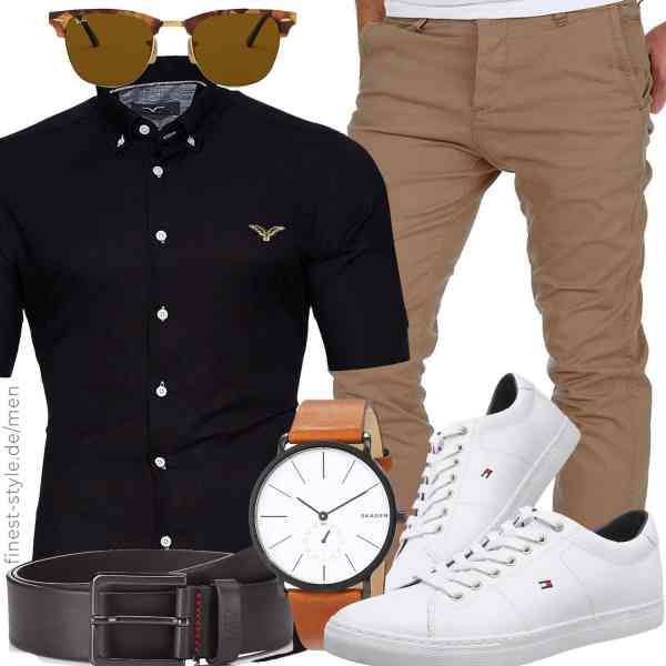 Top herren-Outfit im Finest-Trend-Style für ein selbstbewusstes Modegefühl mit tollen Produkten von Kayhan,Amaci&Sons,Skagen,HUGO,Ray-Ban,Tommy Hilfiger