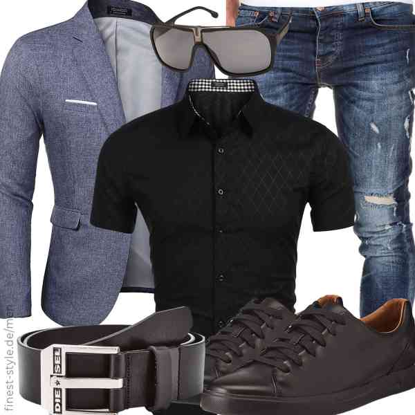 Top herren-Outfit im Finest-Trend-Style für ein selbstbewusstes Modegefühl mit tollen Produkten von COOFANDY,COOFANDY,Amaci&Sons,Diesel,Carrera,Clarks