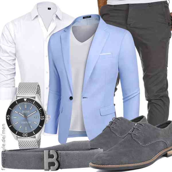 Top herren-Outfit im Finest-Trend-Style für ein selbstbewusstes Modegefühl mit tollen Produkten von COOFANDY,J.Ver,Amaci&Sons,Hugo Boss,BOSS,Bruno Marc