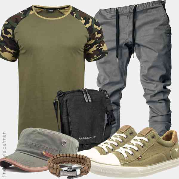 Top herren-Outfit im Finest-Trend-Style für ein selbstbewusstes Modegefühl mit tollen Produkten von !Solid,REPUBLIX,Steinbock7,CACUSS,Mammut,MUSTANG