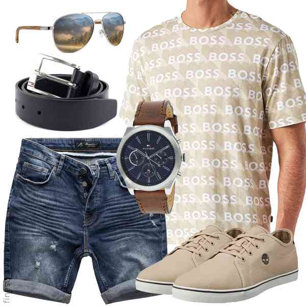 Top herren-Outfit im Finest-Trend-Style für ein selbstbewusstes Modegefühl mit tollen Produkten von BOSS,Amaci&Sons,Tommy Hilfiger,glozzi,Tommy Hilfiger,Timberland