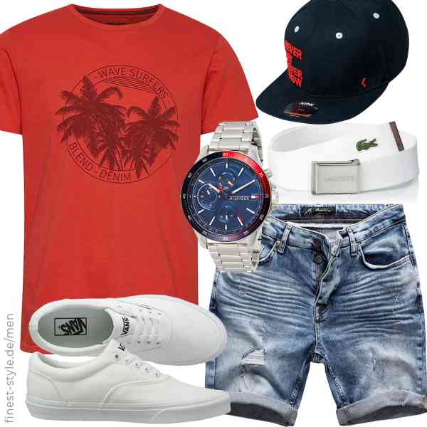 Top herren-Outfit im Finest-Trend-Style für ein selbstbewusstes Modegefühl mit tollen Produkten von b BLEND,Amaci&Sons,Tommy Hilfiger,Lacoste,NTNK - Never TRY Never KNOW,Vans