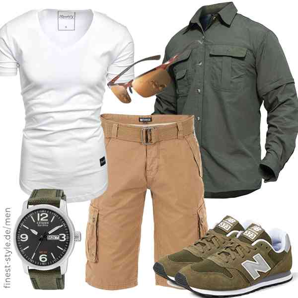 Top herren-Outfit im Finest-Trend-Style für ein selbstbewusstes Modegefühl mit tollen Produkten von TACVASEN,REPUBLIX,riverso,CITIZEN,DUCO,New Balance