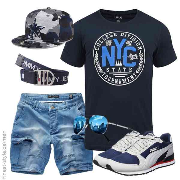 Top herren-Outfit im Finest-Trend-Style für ein selbstbewusstes Modegefühl mit tollen Produkten von New Era,!Solid,Amaci&Sons,DUCO,Tommy Jeans,PUMA