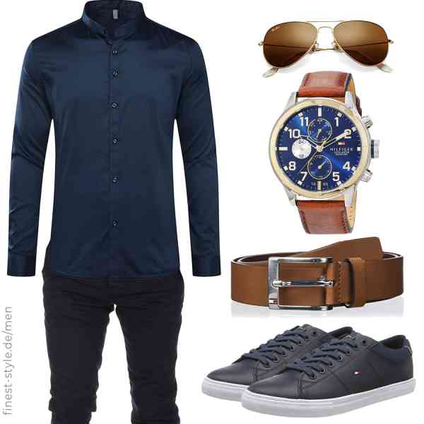 Top herren-Outfit im Finest-Trend-Style für ein selbstbewusstes Modegefühl mit tollen Produkten von Sliktaa,Amaci&Sons,Tommy Hilfiger,Pro Acme,Tommy Hilfiger,Tommy Hilfiger