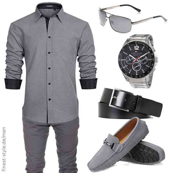 Top herren-Outfit im Finest-Trend-Style für ein selbstbewusstes Modegefühl mit tollen Produkten von HISDERN,Amaci&Sons,Tommy Hilfiger,HUGO,Polaroid,SMajong