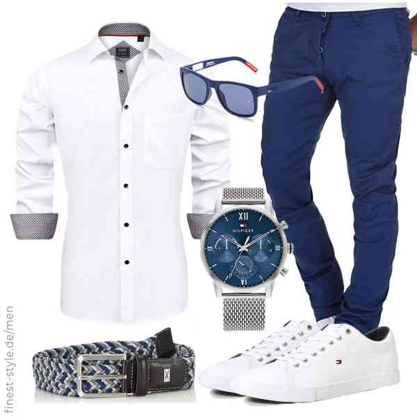 Top herren-Outfit im Finest-Trend-Style für ein selbstbewusstes Modegefühl mit tollen Produkten von J.VER,Amaci&Sons,Tommy Hilfiger,Tommy Hilfiger,BRAX,Tommy Hilfiger