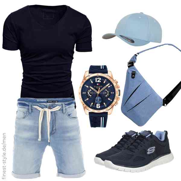 Top herren-Outfit im Finest-Trend-Style für ein selbstbewusstes Modegefühl mit tollen Produkten von ,REPUBLIX,riverso,Tommy Hilfiger,Ovecat,Skechers