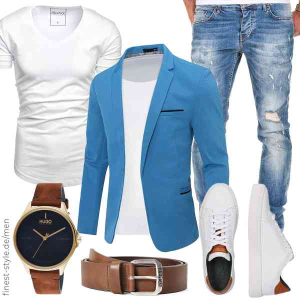 Top herren-Outfit im Finest-Trend-Style für ein selbstbewusstes Modegefühl mit tollen Produkten von Allthemen,REPUBLIX,Amaci&Sons,HUGO,Replay,McGregor