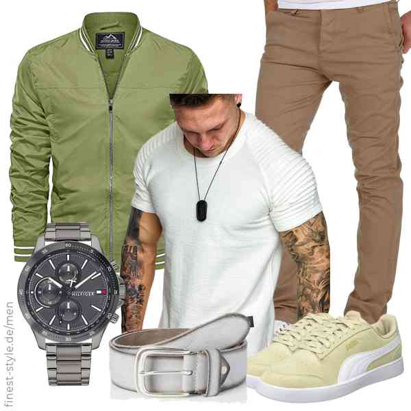 Top herren-Outfit im Finest-Trend-Style für ein selbstbewusstes Modegefühl mit tollen Produkten von KEFITEVD,Amaci&Sons,Amaci&Sons,Tommy Hilfiger,MGM,PUMA