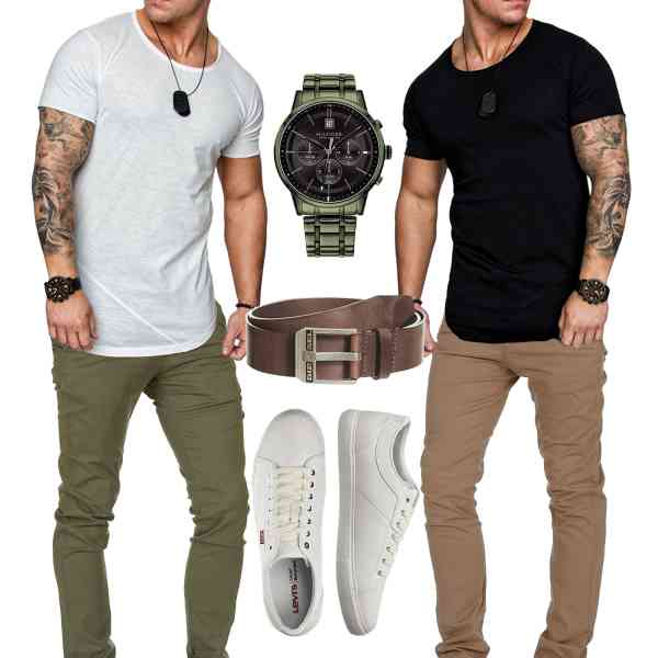 Top herren-Outfit im Finest-Trend-Style für ein selbstbewusstes Modegefühl mit tollen Produkten von Amaci&Sons,Amaci&Sons,Amaci&Sons,Amaci&Sons,Diesel,Levi's