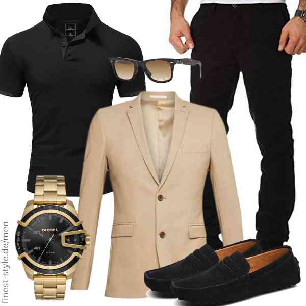 Top herren-Outfit im Finest-Trend-Style für ein selbstbewusstes Modegefühl mit tollen Produkten von ESPRIT Collection,Amaci&Sons,Amaci&Sons,Diesel,Ray-Ban,Jamron