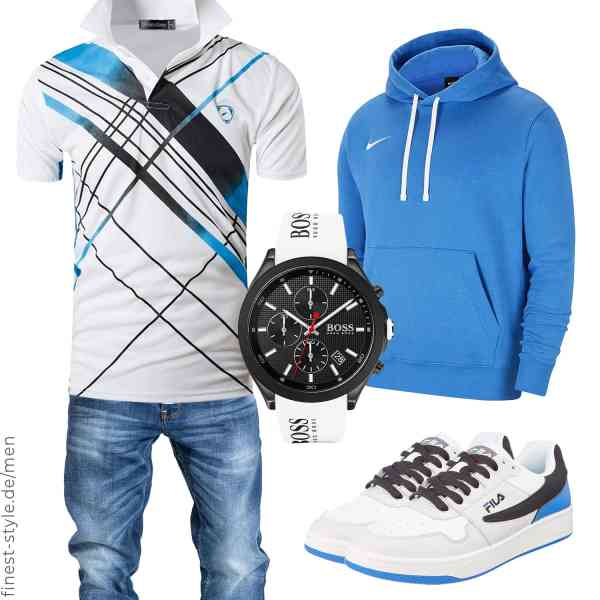 Top herren-Outfit im Finest-Trend-Style für ein selbstbewusstes Modegefühl mit tollen Produkten von Nike,jeansian,Amaci&Sons,BOSS,FILA