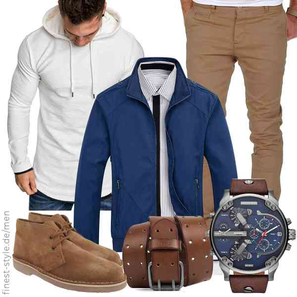 Top herren-Outfit im Finest-Trend-Style für ein selbstbewusstes Modegefühl mit tollen Produkten von Allthemen,Amaci&Sons,Amaci&Sons,Diesel,Lois,Roamers