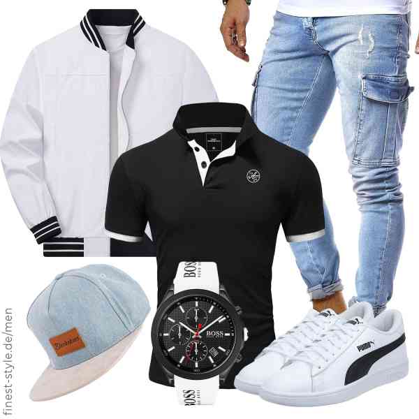 Top herren-Outfit im Finest-Trend-Style für ein selbstbewusstes Modegefühl mit tollen Produkten von TACVASEN,Amaci&Sons,Leif Nelson,BOSS,Blackskies,PUMA