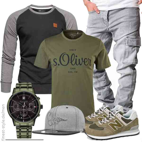 Top herren-Outfit im Finest-Trend-Style für ein selbstbewusstes Modegefühl mit tollen Produkten von Amaci&Sons,s.Oliver,Amaci&Sons,Tommy Hilfiger,Stetson,New Balance