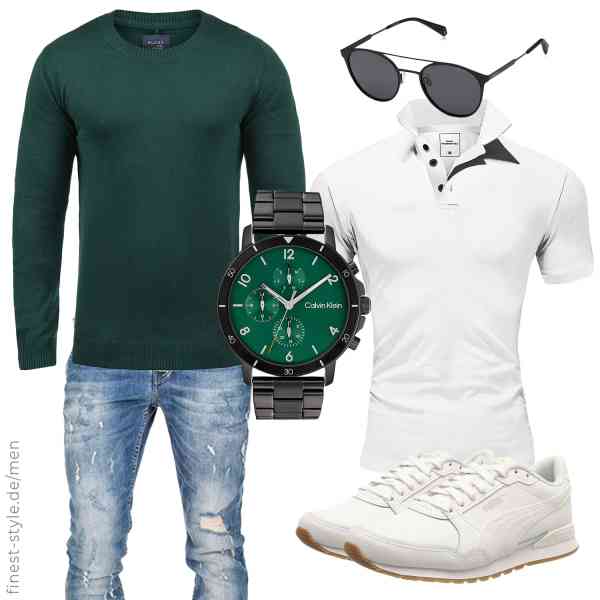 Top herren-Outfit im Finest-Trend-Style für ein selbstbewusstes Modegefühl mit tollen Produkten von Blend,Amaci&Sons,Amaci&Sons,Calvin Klein,Polaroid,PUMA