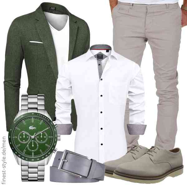 Top herren-Outfit im Finest-Trend-Style für ein selbstbewusstes Modegefühl mit tollen Produkten von COOFANDY,J.VER,Amaci&Sons,Lacoste,Mytem-Gear,Clarks