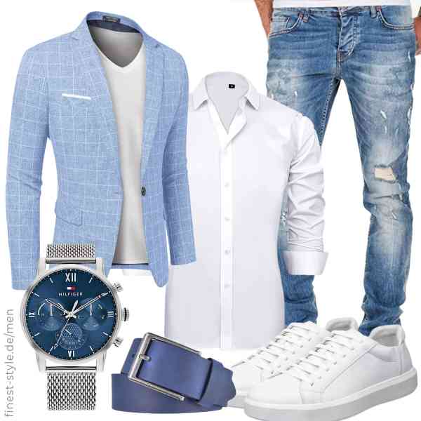 Top herren-Outfit im Finest-Trend-Style für ein selbstbewusstes Modegefühl mit tollen Produkten von COOFANDY,Amaci&Sons,Tommy Hilfiger,Mytem-Gear,Geox,J.VER,Amaci&Sons,COOFANDY,Tommy Hilfiger,Mytem-Gear,Geox,J.VER,Amaci&Sons