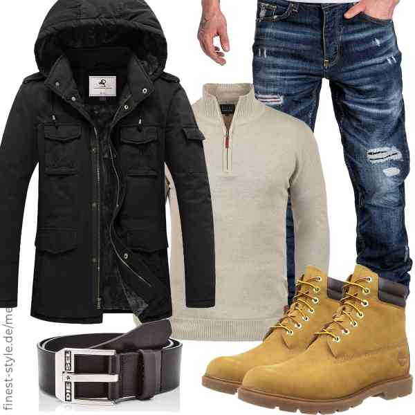 Top herren-Outfit im Finest-Trend-Style für ein selbstbewusstes Modegefühl mit tollen Produkten von Uoiuxc,Blend,Amaci&Sons,Diesel,Timberland