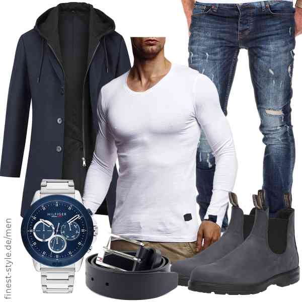 Top herren-Outfit im Finest-Trend-Style für ein selbstbewusstes Modegefühl mit tollen Produkten von YOUTHUP,Leif Nelson,Amaci&Sons,Tommy Hilfiger,Tommy Hilfiger,Blundstone