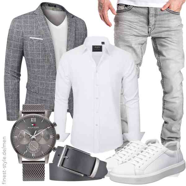 Top herren-Outfit im Finest-Trend-Style für ein selbstbewusstes Modegefühl mit tollen Produkten von COOFANDY,Geox,J.VER,Amaci&Sons,Tommy Hilfiger,Mytem-Gear