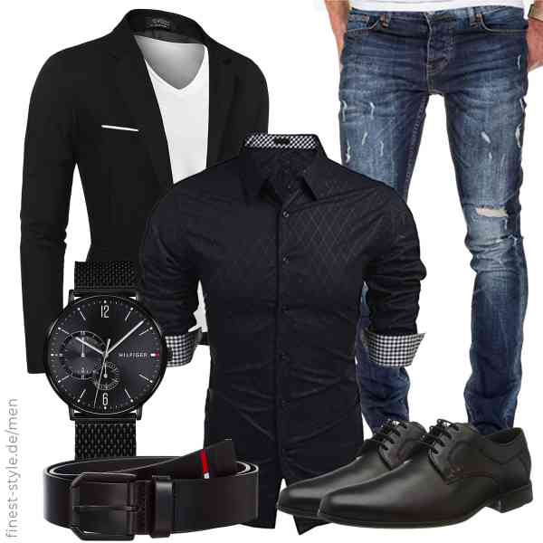 Top herren-Outfit im Finest-Trend-Style für ein selbstbewusstes Modegefühl mit tollen Produkten von COOFANDY,COOFANDY,Amaci&Sons,Tommy Hilfiger,Tommy Jeans,LLOYD