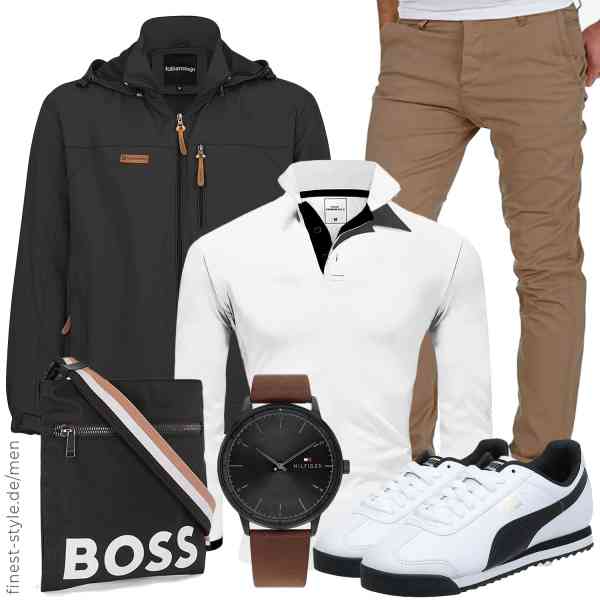 Top herren-Outfit im Finest-Trend-Style für ein selbstbewusstes Modegefühl mit tollen Produkten von FALKENSTEJN,Amaci&Sons,Amaci&Sons,Tommy Hilfiger,BOSS,PUMA