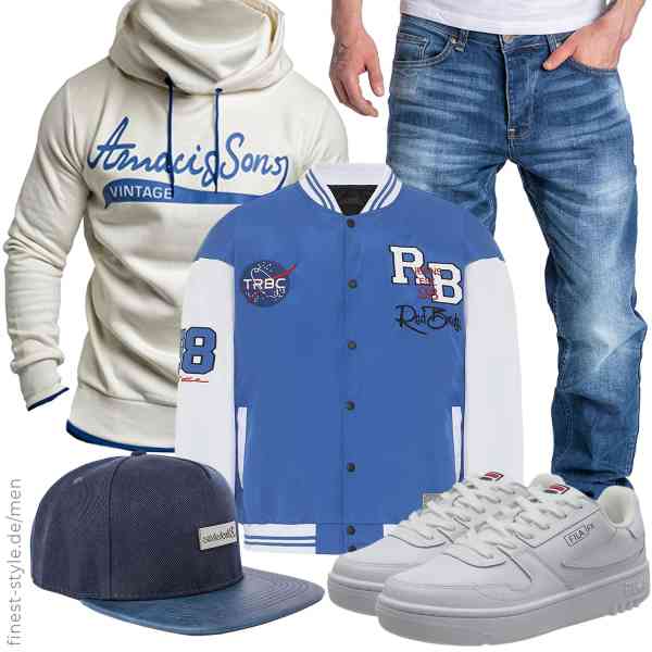 Top herren-Outfit im Finest-Trend-Style für ein selbstbewusstes Modegefühl mit tollen Produkten von Redbridge,Amaci&Sons,Amaci&Sons,Blackskies,FILA,FILA