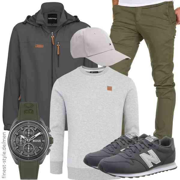 Top herren-Outfit im Finest-Trend-Style für ein selbstbewusstes Modegefühl mit tollen Produkten von FALKENSTEJN,Amaci&Sons,Amaci&Sons,BOSS,Tommy Hilfiger,New Balance