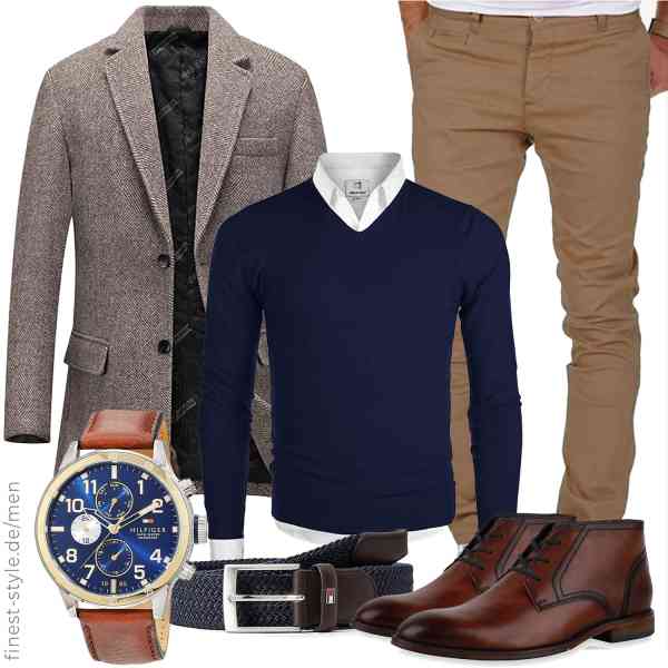 Top herren-Outfit im Finest-Trend-Style für ein selbstbewusstes Modegefühl mit tollen Produkten von KUDORO,MOCOTONO,Amaci&Sons,Tommy Hilfiger,Tommy Hilfiger,SCARPE VITA