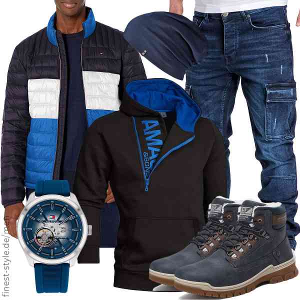 Top herren-Outfit im Finest-Trend-Style für ein selbstbewusstes Modegefühl mit tollen Produkten von Tommy Hilfiger,Amaci&Sons,Amaci&Sons,Tommy Hilfiger,Enter the Complex,ARRIGO BELLO