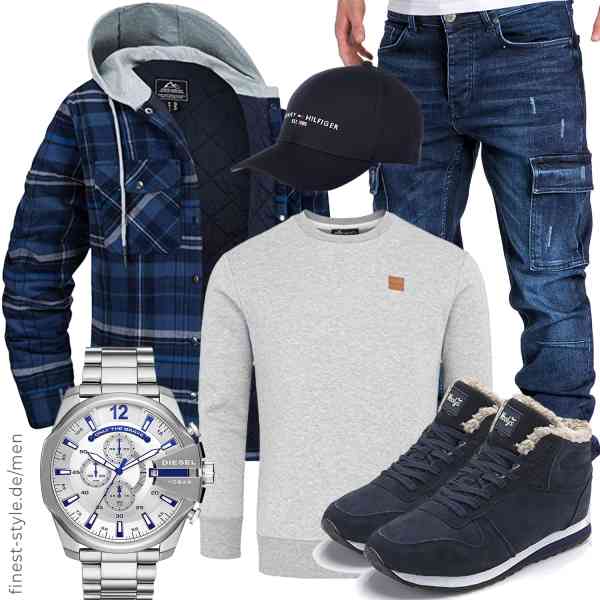 Top herren-Outfit im Finest-Trend-Style für ein selbstbewusstes Modegefühl mit tollen Produkten von MAGCOMSEN,Amaci&Sons,Amaci&Sons,Diesel,Tommy Hilfiger,Rioneo