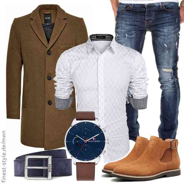 Top herren-Outfit im Finest-Trend-Style für ein selbstbewusstes Modegefühl mit tollen Produkten von ONLY & SONS,COOFANDY,Amaci&Sons,,BOSS,Bruno Marc
