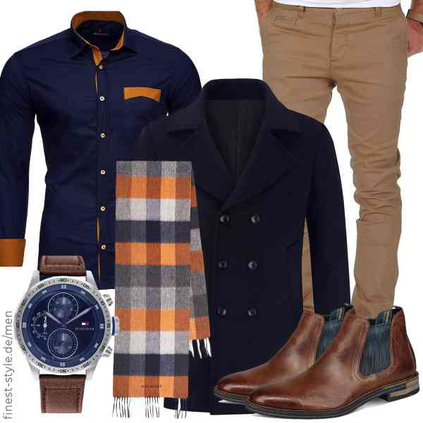 Top herren-Outfit im Finest-Trend-Style für ein selbstbewusstes Modegefühl mit tollen Produkten von Allthemen,Reslad,Amaci&Sons,Tommy Hilfiger,Davidoff,LLOYD