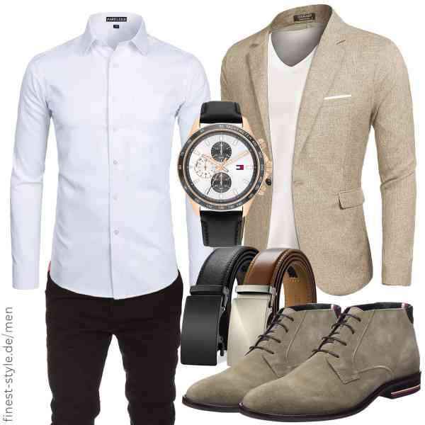 Top herren-Outfit im Finest-Trend-Style für ein selbstbewusstes Modegefühl mit tollen Produkten von COOFANDY,PARKLEES,Amaci&Sons,Tommy Hilfiger,CHAOREN,Tommy Hilfiger