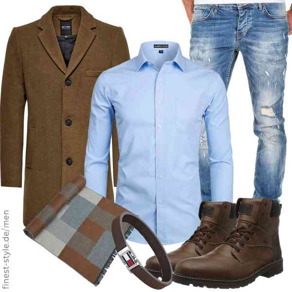 Top herren-Outfit im Finest-Trend-Style für ein selbstbewusstes Modegefühl mit tollen Produkten von ONLY & SONS,PARKLEES,Amaci&Sons,PB Pietro Baldini,Tommy Hilfiger,Rieker