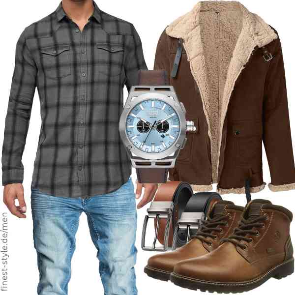 Top herren-Outfit im Finest-Trend-Style für ein selbstbewusstes Modegefühl mit tollen Produkten von Modaworld,Indicode,Amaci&Sons,Diesel,BESTKEE,Rieker