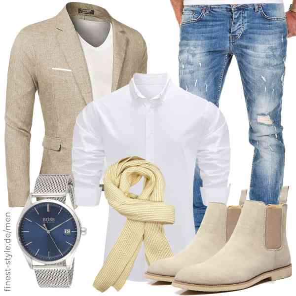 Top herren-Outfit im Finest-Trend-Style für ein selbstbewusstes Modegefühl mit tollen Produkten von COOFANDY,Meilicloth,Amaci&Sons,BOSS,VICSPORT,HHMacro