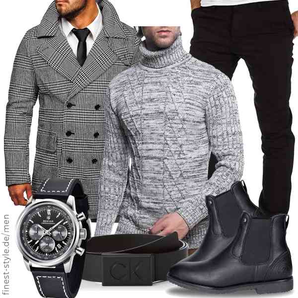 Top herren-Outfit im Finest-Trend-Style für ein selbstbewusstes Modegefühl mit tollen Produkten von BOLF,Karl´s People,Amaci&Sons,BY BENYAR,Calvin Klein,Panama Jack