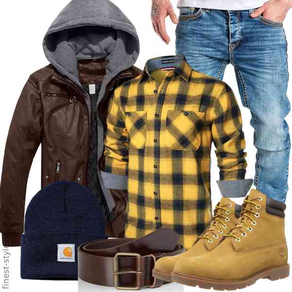 Top herren-Outfit im Finest-Trend-Style für ein selbstbewusstes Modegefühl mit tollen Produkten von SZORY,PARKLEES,Amaci&Sons,Fjällräven,Carhartt,Timberland