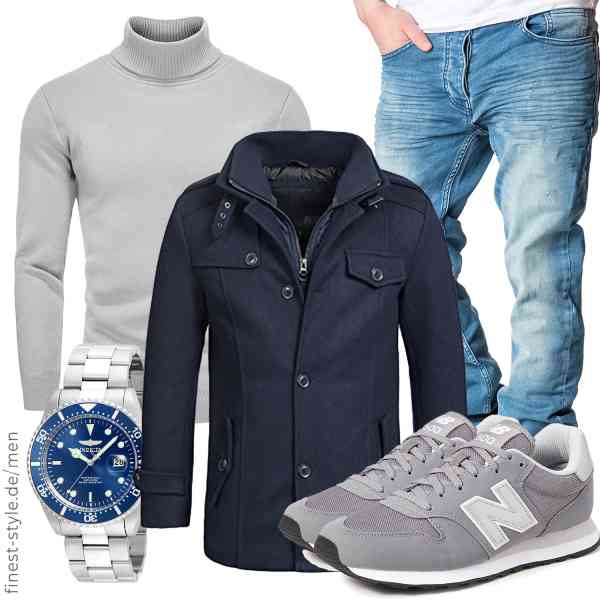 Top herren-Outfit im Finest-Trend-Style für ein selbstbewusstes Modegefühl mit tollen Produkten von Indicode,GLESTORE,Amaci&Sons,Invicta,New Balance