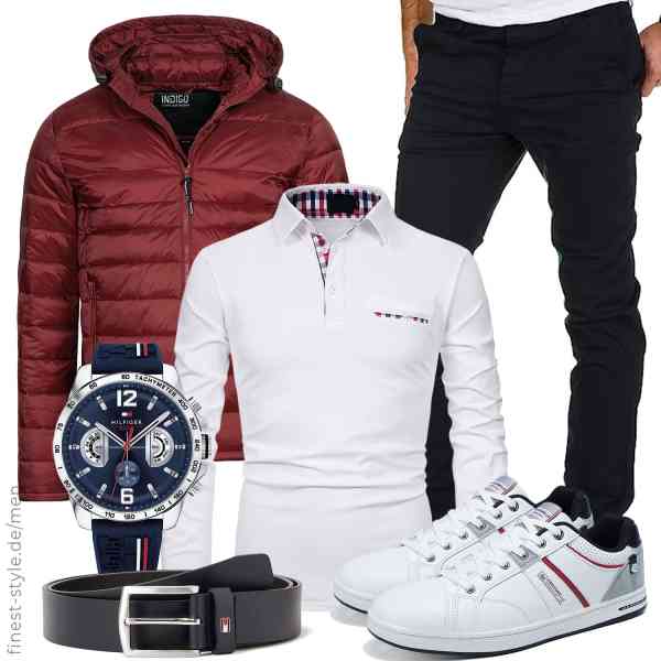 Top herren-Outfit im Finest-Trend-Style für ein selbstbewusstes Modegefühl mit tollen Produkten von Indicode,AIOIDI,Amaci&Sons,Tommy Hilfiger,Tommy Hilfiger,ARRIGO BELLO