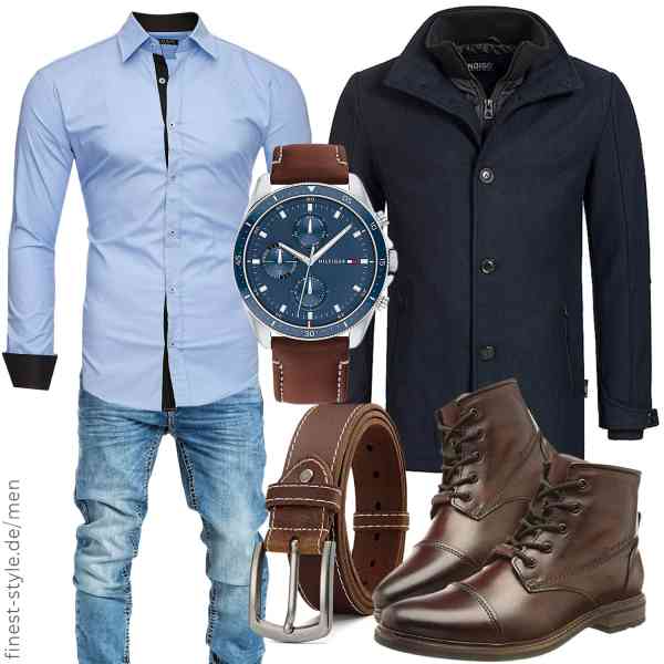 Top herren-Outfit im Finest-Trend-Style für ein selbstbewusstes Modegefühl mit tollen Produkten von Indicode,Kayhan,Amaci&Sons,Tommy Hilfiger,CHAOREN,bugatti