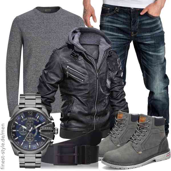 Top herren-Outfit im Finest-Trend-Style für ein selbstbewusstes Modegefühl mit tollen Produkten von FEDTOSING,JACK & JONES,Amaci&Sons,Diesel,Levi's,Mishansha