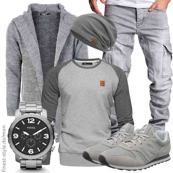 Top herren-Outfit im Finest-Trend-Style für ein selbstbewusstes Modegefühl mit tollen Produkten von Carisma,Amaci&Sons,Amaci&Sons,Fossil,iParaAiluRy,New Balance